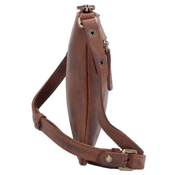 Greenland Nature Montenegro Borsa a tracolla RFID in pelle 28 cm