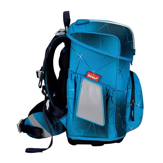 Scout Neo Exklusiv Safety Light Set di borse per la scuola 5 pezzi