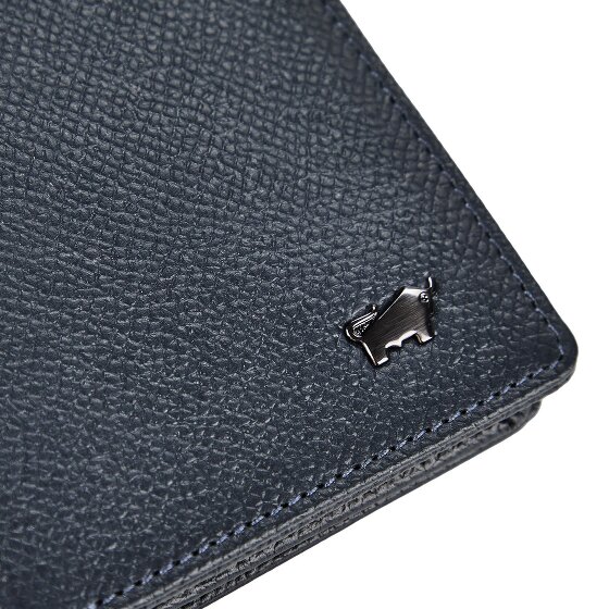 Braun Büffel Robin Custodia per carta di credito Protezione RFID Vera Pelle 8 cm