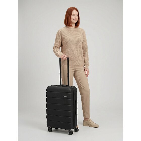 Saxoline Miami 4 ruote Carrello M 65 cm con piega di espansione