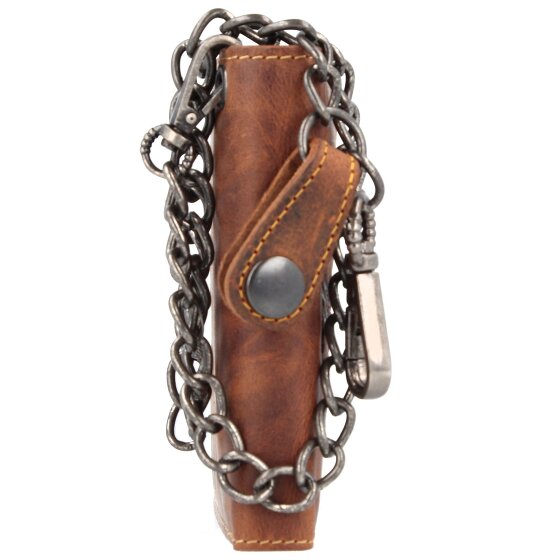 Greenburry Portafoglio Rebel Rider Biker in pelle 11 cm