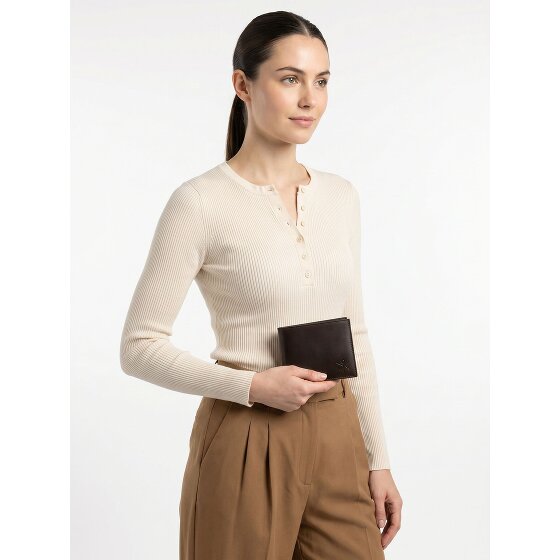 oxmox Leather Portafoglio Protezione RFID Vera Pelle 10 cm