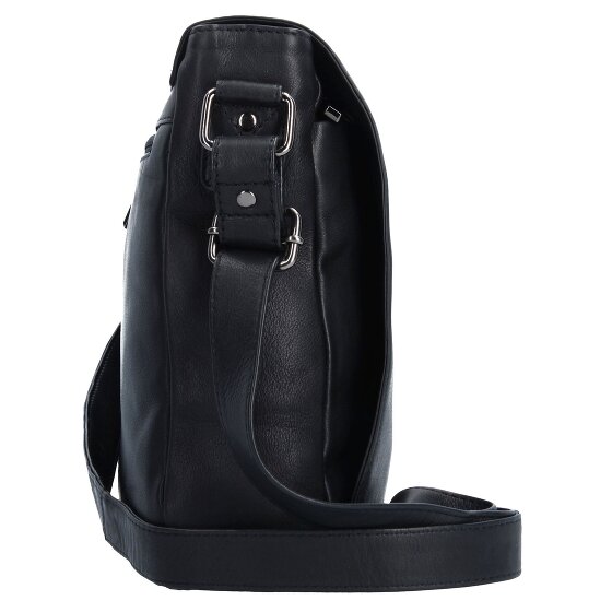 Greenland Nature Messenger in pelle nappa nera 38 cm