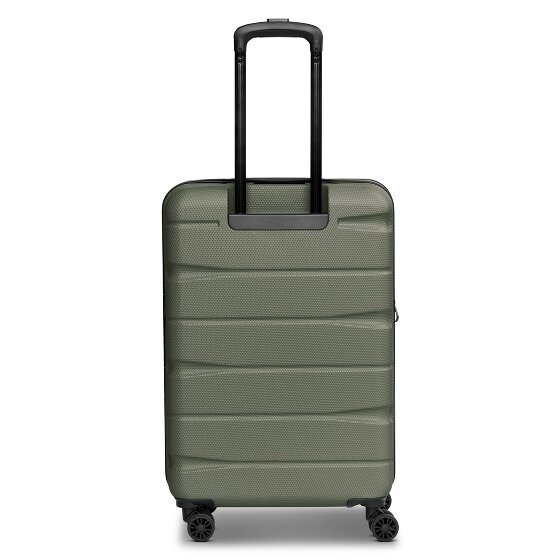 Franky Munich 4.0 Set di valigie a 4 ruote, 3 pezzi con piega elastica