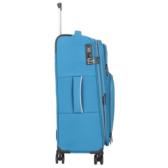 d&n Travel Line 9204 4 ruote Carrello M 66 cm con piega di espansione
