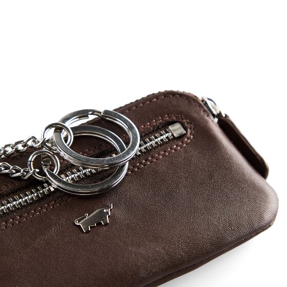 Braun Büffel Golf 3.0 Portafoglio chiave Pelle 11 cm