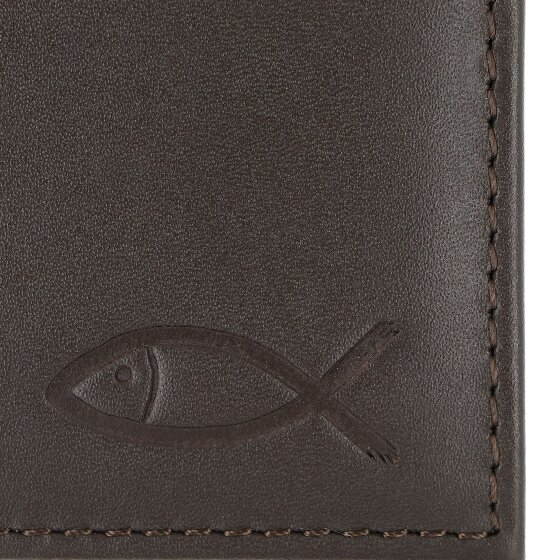 oxmox Leather Portafoglio Protezione RFID Vera Pelle 11 cm