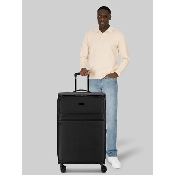 bugatti Valencia Soft 4 ruote Carrello L 75 cm con piega di espansione