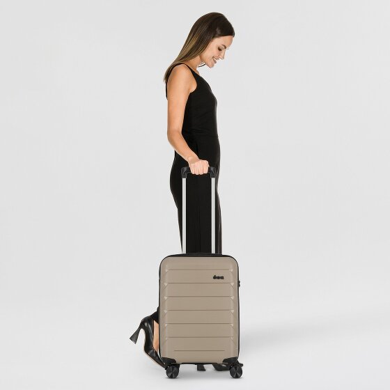 d&n Travel Line 4100 4 ruote Carrello della cabina S 53 cm