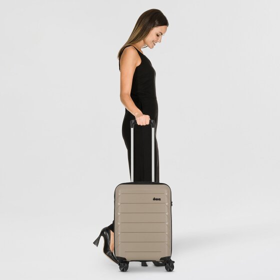 d&n Travel Line 4100 4 ruote Carrello della cabina S 54 cm