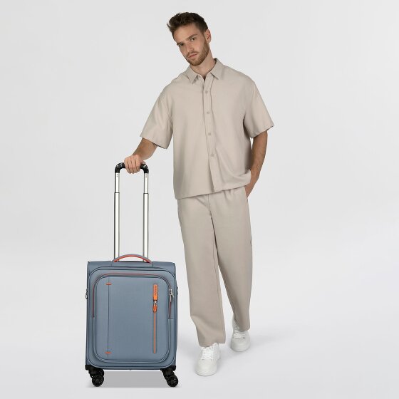 American Tourister Cloudrider 4 ruote Carrello della cabina S 55 cm con piega di espansione