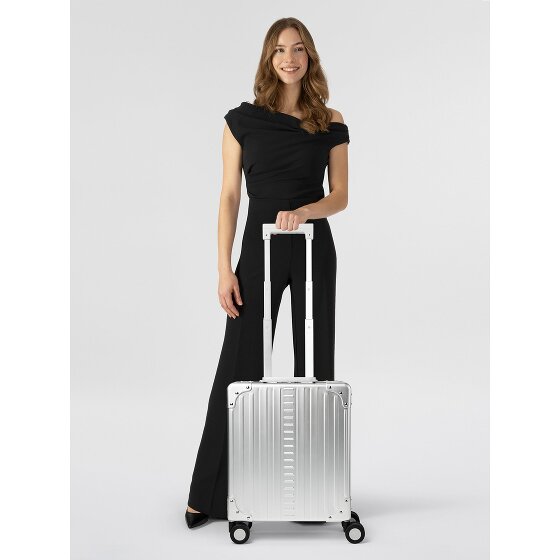 Aleon Trolley cabina Business a 4 ruote in Alluminio, 42 cm, con scomparto per laptop