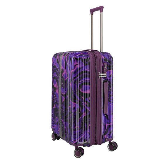 Travelite Lascana 4 ruote Carrello M 65 cm con piega di espansione