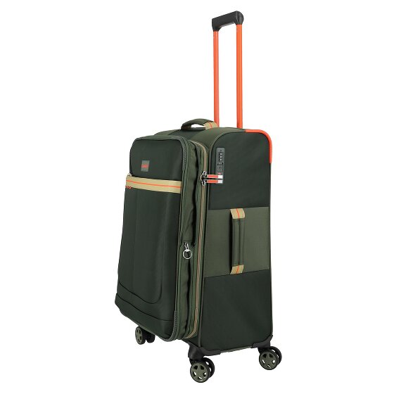 Travelite Color Craze 4 ruote Carrello M 66 cm con piega di espansione