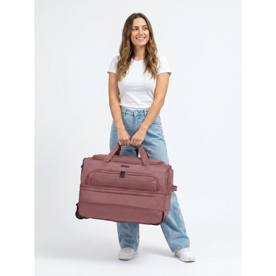 Redolz Duffle Essentials Borsa da viaggio a 2 ruote 55 cm M con patta di espansione