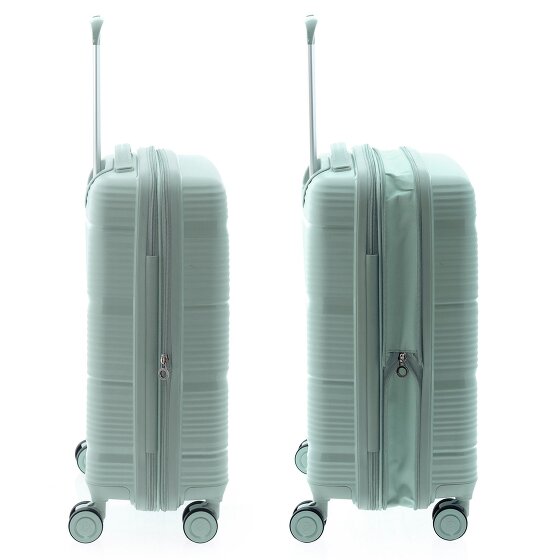 Gladiator 0800 4 ruote Carrello della cabina 55 cm con piega di espansione