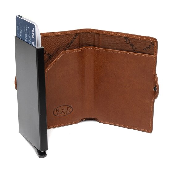The Chesterfield Brand Francis Portafoglio Protezione RFID Vera Pelle 1.5 cm
