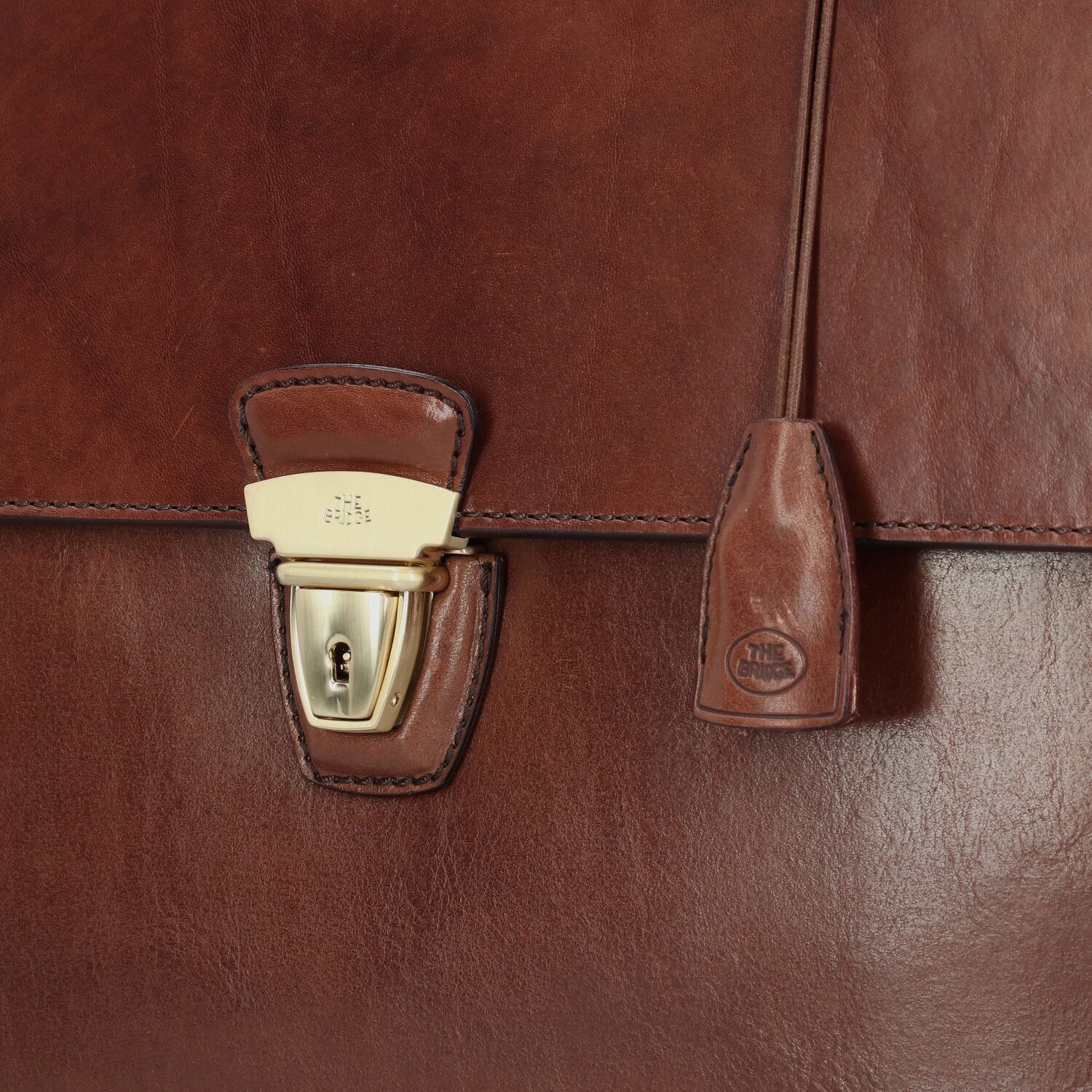 The Bridge Story Uomo Cartella XIII in pelle 40 cm marrone sul Bagaglio