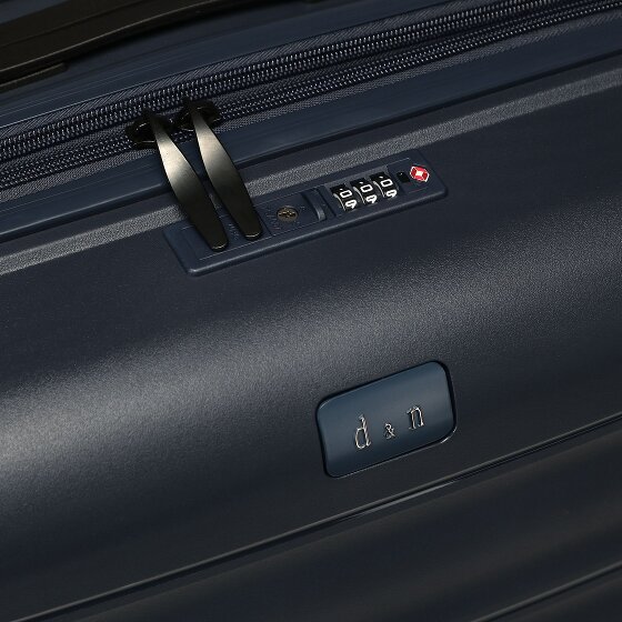 d&n Travel Line 4700 4 ruote Carrello 68 cm con piega di espansione