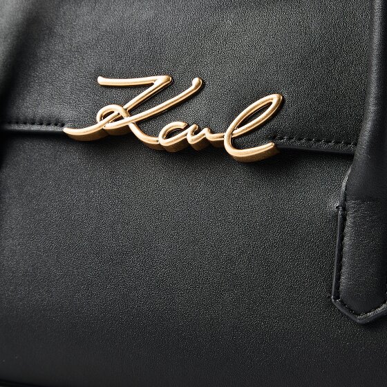 Karl Lagerfeld Signature Borsa a spalla Vera Pelle 37 cm