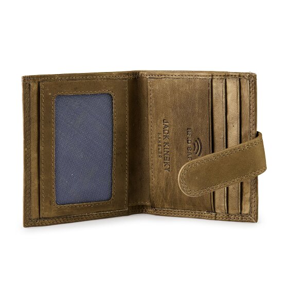 Jack Kinsky Aruba Portafoglio Protezione RFID Pelle 10 cm