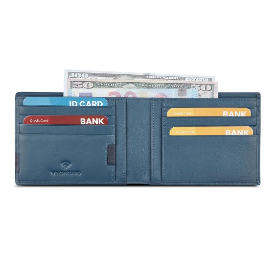 Roncato Monaco Portafoglio Protezione RFID Pelle 12 cm