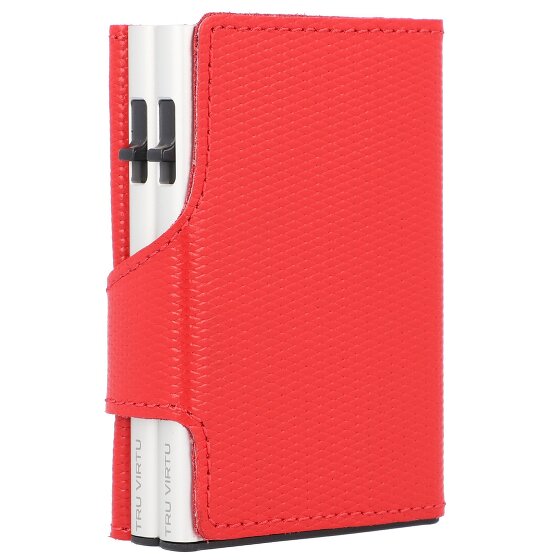 Tru Virtu Custodia per carte di credito Click & Slide Portafoglio RFID in pelle 6,5 cm