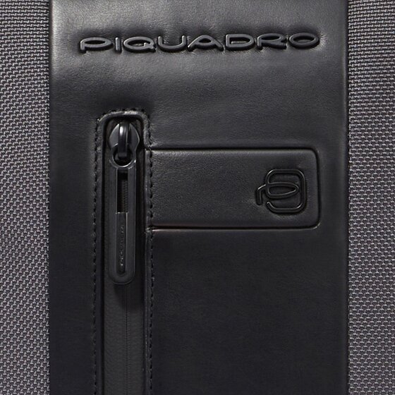 Piquadro Borsa crossbody con tasca per iPad mini in tessuto riciclato