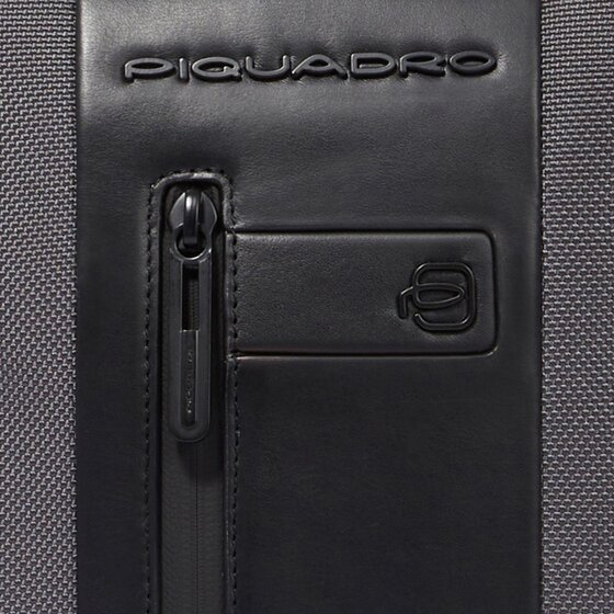 Piquadro Borsa crossbody con tasca per iPad mini in tessuto riciclato
