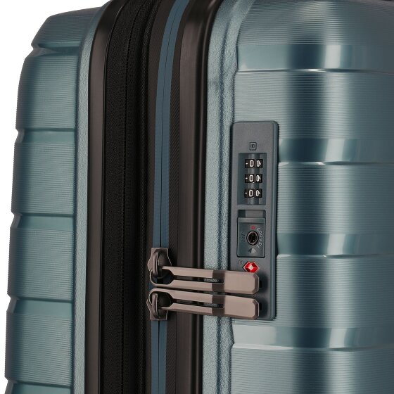 Travelite Air Base 4 ruote Carrello della cabina 55 cm con piega di espansione