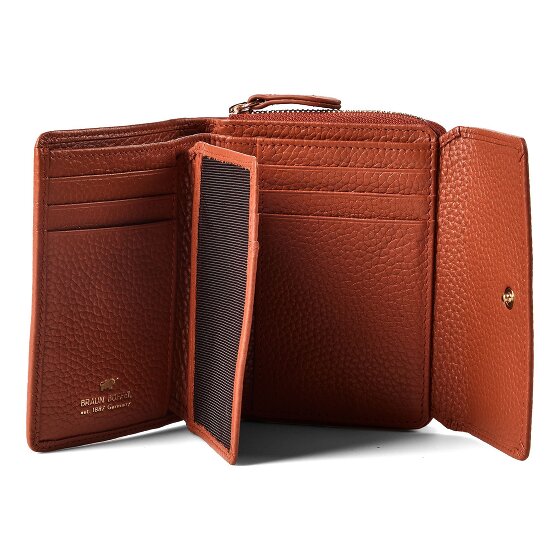 Braun Büffel Asti Portafoglio Protezione RFID Vera Pelle 12 cm