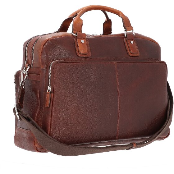 bugatti Cartella in pelle intrecciata 48 cm