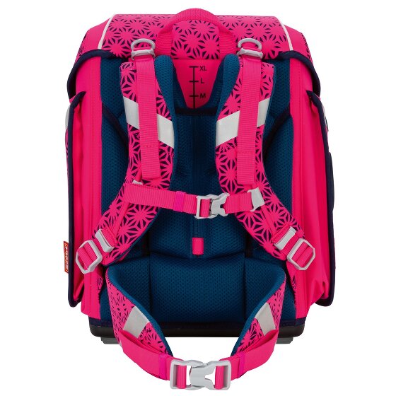 Scout Genius Neon Safety DIN Set di borse per la scuola 4 pezzi