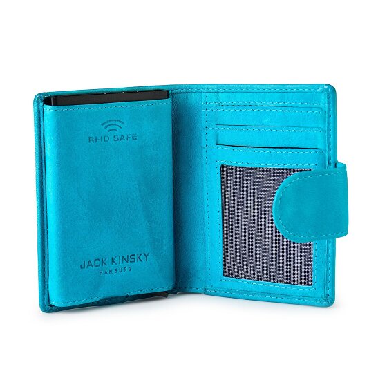 Jack Kinsky Aruba Portafoglio Protezione RFID Pelle 7.5 cm