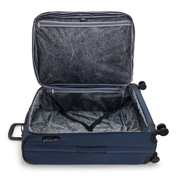 Kipling Basic New Youri Spin 4 ruote Carrello L 76 cm con piega di espansione