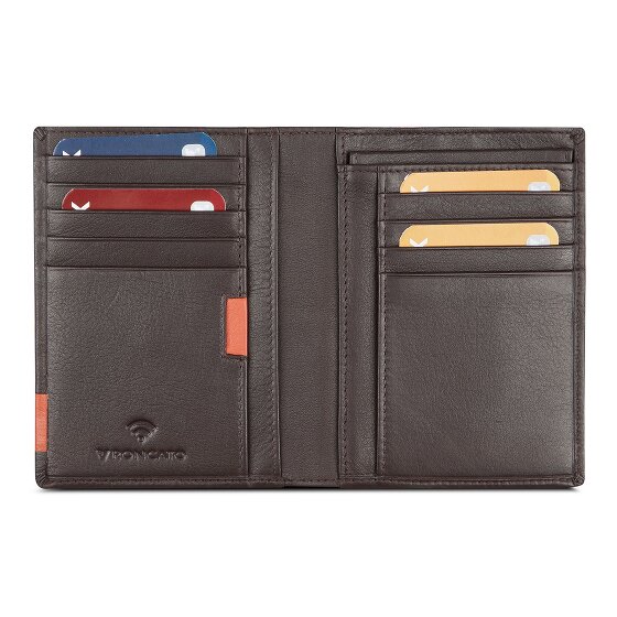Roncato Monaco Portafoglio Protezione RFID Vera Pelle 12.5 cm