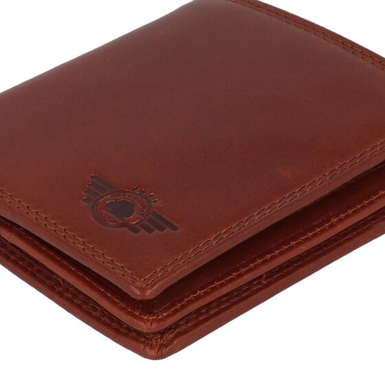 Greenburry Vintage Portafoglio Protezione RFID Pelle 9.5 cm