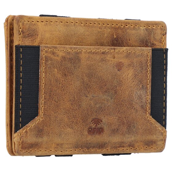 Greenburry Portafoglio magico vintage RFID in pelle 10 cm