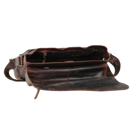 Greenland Nature Montana Messenger in pelle 40 cm Scomparto per laptop
