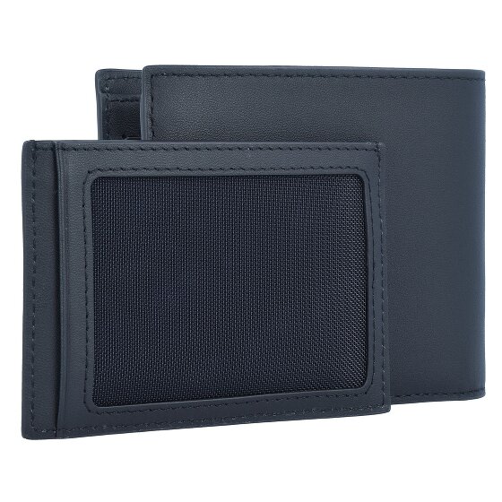 Lacoste Portafoglio Billfold Coin Box in pelle 11,5 cm
