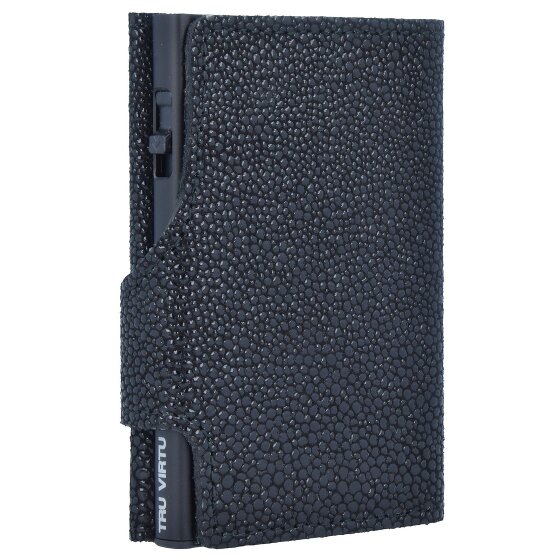 Tru Virtu Click & Slide Sting Custodia per carte di credito in pelle Portafoglio 6,5 cm