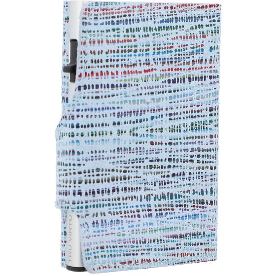 Tru Virtu Custodia per carte di credito RFID in pelle 6,5 cm