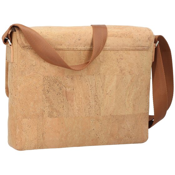 Esquire Messenger in sughero con scomparto per laptop da 39 cm