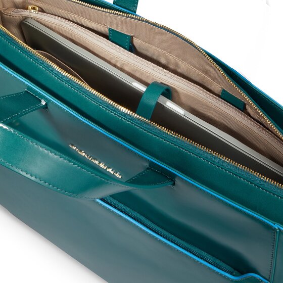 Piquadro Blue Square Borsa shopper Vera Pelle 40 cm
