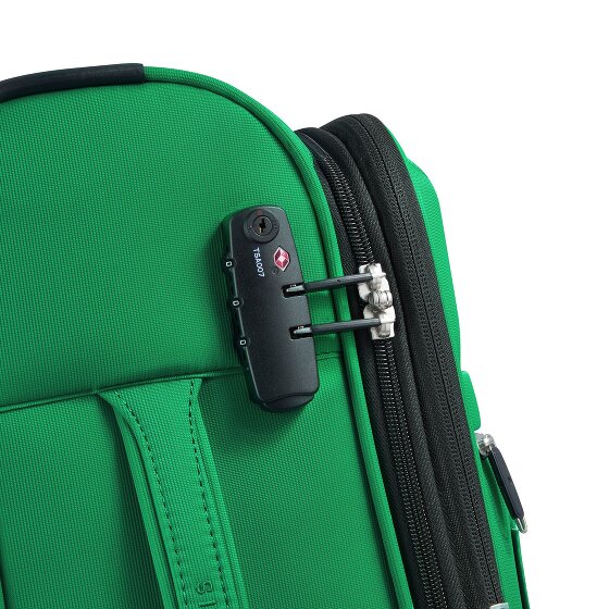 Delsey Paris x Colors Benetton Color Block Trolley da cabina a 4 ruote da 55 cm con piega ad espansione