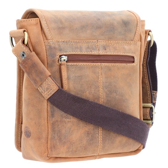 Greenburry Borsa a tracolla vintage in pelle 20 cm