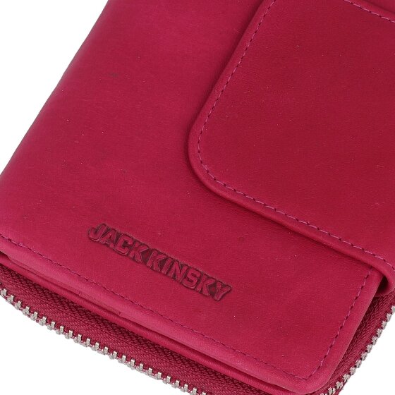 Jack Kinsky Aruba Portafoglio Vera Pelle 14 cm
