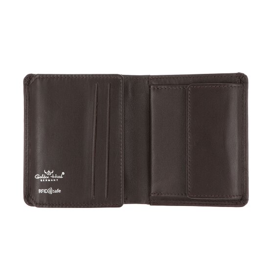 Golden Head Polo Portafoglio Protezione RFID Vera Pelle 8.5 cm