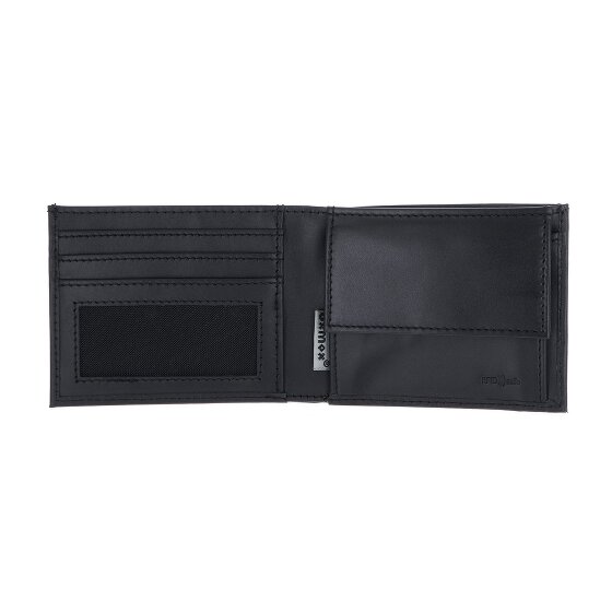 oxmox Leather Portafoglio Protezione RFID Vera Pelle 11 cm