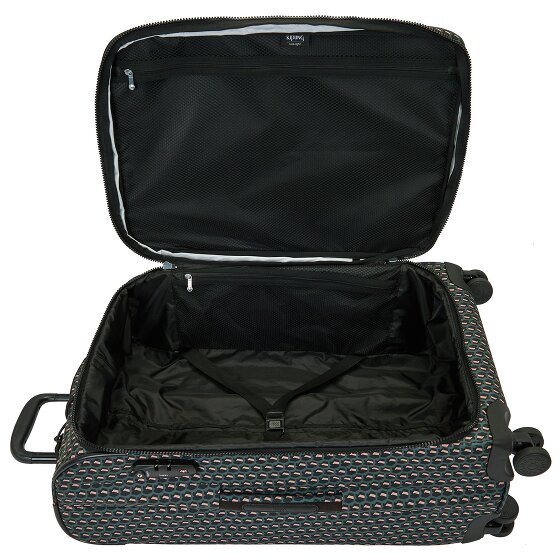 Kipling Basic Prt New Youri Spin 4 ruote Carrello M 68 cm con piega di espansione
